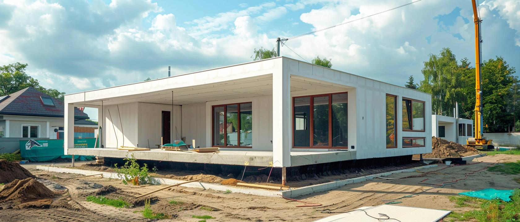 маленький дом из газобетона, бюджетный дом из газобетона, дома из газобетона недорого для постоянного проживания, небольшой дом из газоблока , Проект небольшого дома из газобетона
