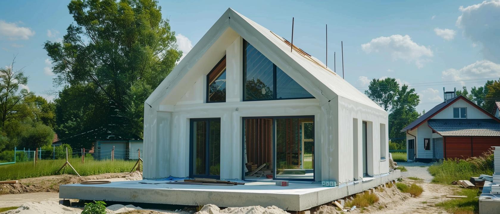 проект из газобетона с мансардой, дом из газоблока с мансардой, одноэтажные дома с мансардой из газобетона, мансардные дома из газобетона, проект дома из газоблока с мансардой