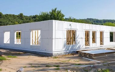 Каркасный дом из пеноблоков: строительство, преимущества, недостатки