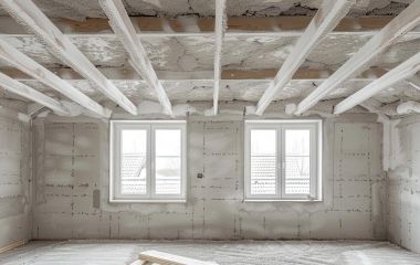 Потолок в доме из газобетона: особенности, преимущества и недостатки