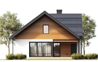 Дом 120 м2 с мансардой: проект и фото дома 120 квадратов