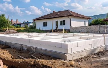Фундамент из пеноблоков для гаража: особенности выбора и строительства